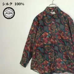 シャツ 幾何学