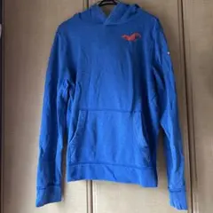 Hollister パーカー ブルー メンズ