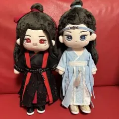天官賜福 ぬいぐるみ 本体と衣装 花城・謝怜セット 太子悦神 衣装と髪飾り付き 天官賜福 ぬいぐるみ 本体と衣装 花城・謝怜セット 太子悦神 衣装と髪