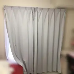 deconovo ライトグレー カーテン　ロング　ショート　レース　まとめ売り