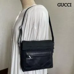 ◇ GUCCI グッチ ワンショルダーバッグ GGキャンバス×レザー 訳あり ◇のサムネイル