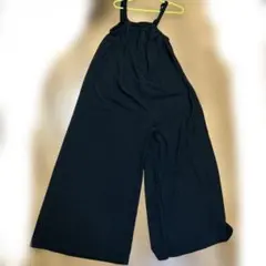 サロペット オールインワン オーバーオール ブラック