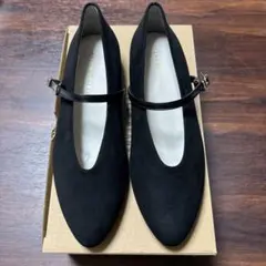 JELLY BEANS 黒 ストラップ付きパンプス 23.0