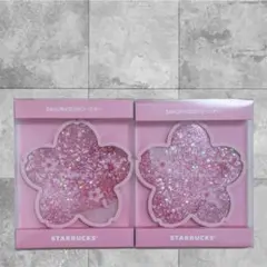 スターバックス　スタバ　桜　さくら　コースター　2026 シャイニーピンク 2点