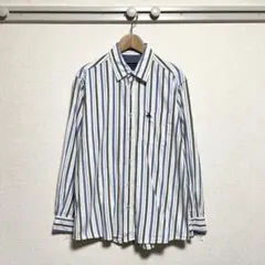BEVERLY HILLS POLO CLUB ストライプシャツ M 綿100%のサムネイル