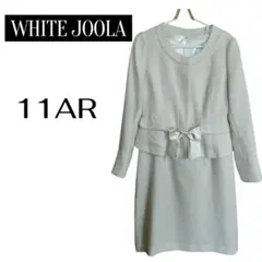 セレモニー　セットアップ　ノーカラー　ジャケット 　半袖ワンピース　入学式