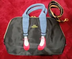 【最終値下げ】mis zapatos 赤い靴刺繍 2wayショルダーバッグ