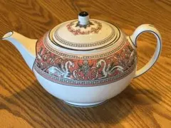 未使用 WEDGWOOD ウェッジウッド フロレンティーンサーモン ティーポット