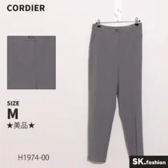 ★美品★ CORDIER テールピース パンツ　ストレート　ボタン　ポケット