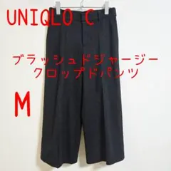 UNIQLO ユニクロ ブラッシュドジャージークロップドパンツ M ダークグレー