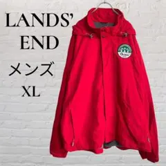 【LAND’S END】【XL】ジャケット　裏地暖か　丈長め　マウンテンのサムネイル