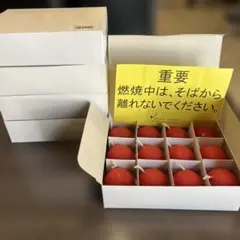 赤いキャンドル 12個入り5セット
