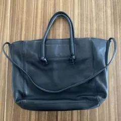 【美品】nouerヌエール✕ビュレ 2Way レザートートバッグ シボ革のサムネイル