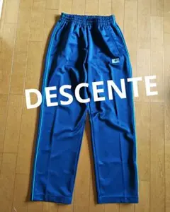 DESCENTE ネイビー ジャージパンツ サイドライン