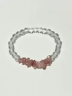 ストロベリークウォーツのブレスレット