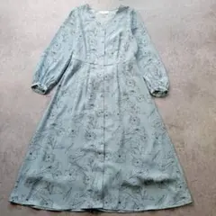 【美品】index インデックス 花柄ワンピース M