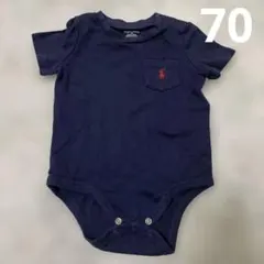 ラルフローレン 半袖ロンパース 70