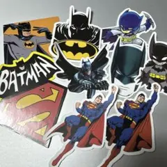 バットマン スーパーマン ステッカーセット