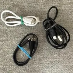 【新商品】USB type-A MicroUSB Type-B　ケーブル 3本