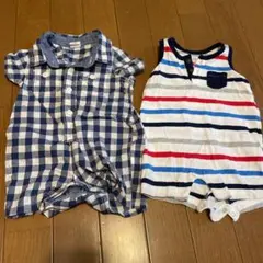 babyGAP 50〜60㌢ロンパース2枚セット