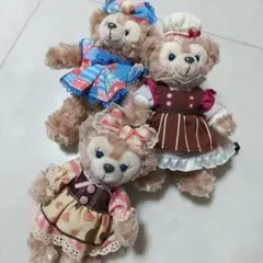 上海ディズニー ダッフィー シェリーメイ ぬいぐるみマスコット セット