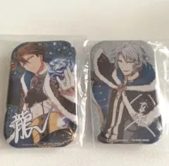 十龍之介　八乙女楽　アイナナ　ナナライ　スクエア缶バッジ　一番カフェ