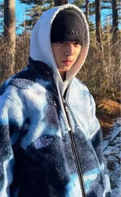 かつきくん着用 Supreme The North Face フリースジャケット