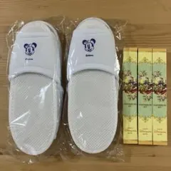 ディズニーホテル　スリッパと歯ブラシセット
