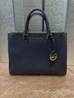 MICHAEL KORS ネイビー ハンドバッグ　中古
