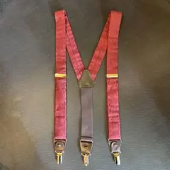 サスペンダー＊エンジ＊ワインレッド