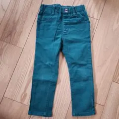 MARKEY'S EDWIN グリーン ゴムウエスト パンツ 100cm