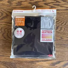 UNIQLO ヒートテックコットン UネックT 八分袖 L