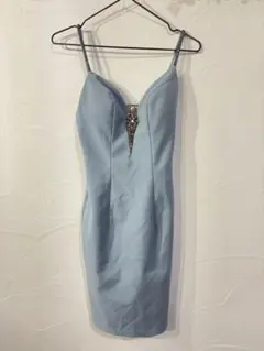 ANGEL R/エンジェルアール XSサイズ 水色 ミニ キャバドレス