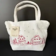 近沢レース　バッグ ファスナー付トートバッグ