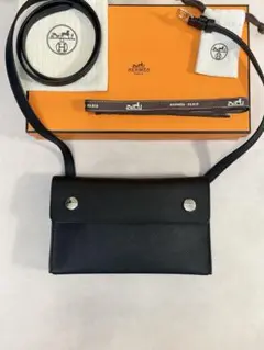 HERMES ナップトゥーゴー　エプソン　ブラック　シルバー金具　新品のサムネイル