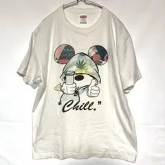ミッキー風 マリファナ Tシャツ Mサイズ タイダイ カンナビス ユニセックス