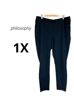 海外古着♡ブラック スリムフィットパンツ ゆったり　ストレッチ　ウエストゴム