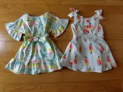 ◆新品◆ 2点セット ワンピース チュニック 女の子 90cm 2Y
