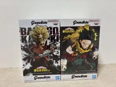 僕のヒーローアカデミア Grandista 爆豪勝己 緑谷出久 フィギュアセット