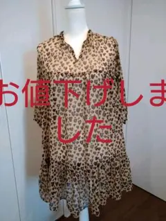 ANOTHER　EDITION　レオパード柄チュニックのサムネイル