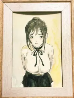 セル画 まじかる☆タルるーとくん 河合伊代菜 背景付 額装 日本製 美品