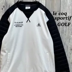 ルコックスポルティフゴルフ　ハイブリッド　裏起毛　スウェット　サイドジップ　LL