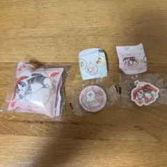 くら寿司 mofusand コラボ クッション&バッジ ラバーチャームセット