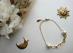 エレガント コットンパール ブレスレット
