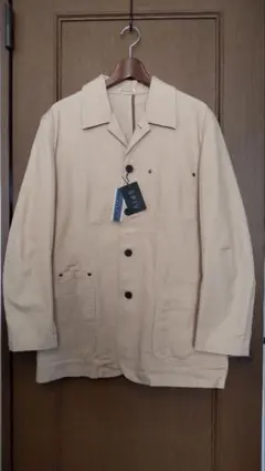 ベージュ テーラードジャケット コットンLL SPIV 未使用品
