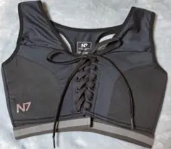 N7 レースアップスポーツブラ ブラック N7 sports bra - メルカリ
