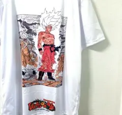 ドラゴンボールZ Tシャツ　サイヤ人　ホワイト　XL