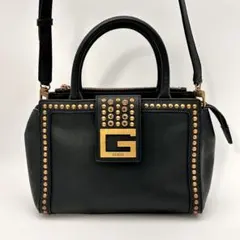 GUESS 2WAY ショルダーバッグ ブラック スタッズ