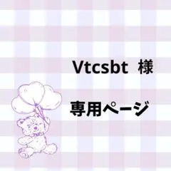 Vtcsbt様専用ページ