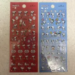 ☆Hallmark スヌーピーシール みんなにハート2 兄弟2☆